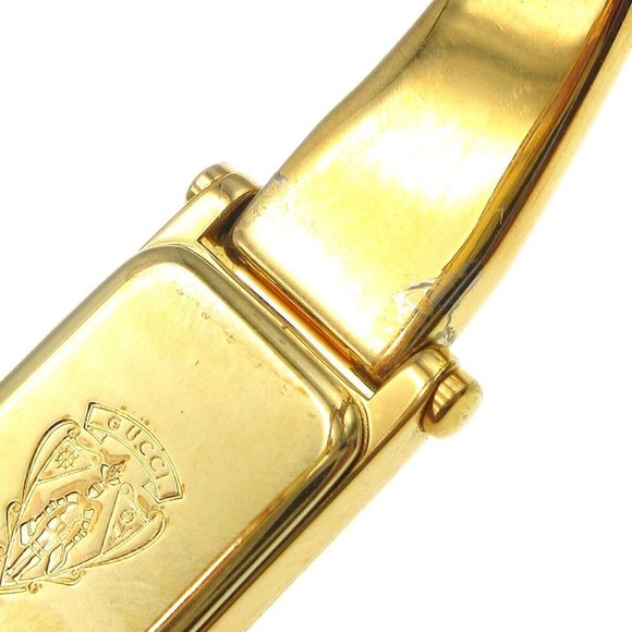 Gucci 1500 Ladies Quartz Wristwatch Watch Gold-plated - Picture 5 of 7